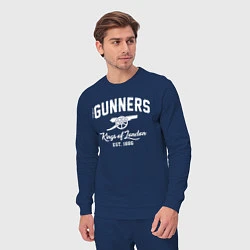 Костюм хлопковый мужской Arsenal Guinners, цвет: тёмно-синий — фото 2