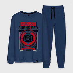 Костюм хлопковый мужской August Burns Red, цвет: тёмно-синий