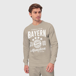 Костюм хлопковый мужской Bayern Munchen 1900, цвет: миндальный — фото 2