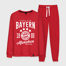 Костюм хлопковый мужской Bayern Munchen 1900, цвет: красный