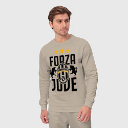 Костюм хлопковый мужской Forza Juve, цвет: миндальный — фото 2