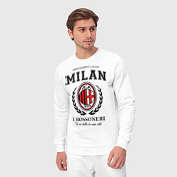 Костюм хлопковый мужской Milan: I Rossoneri, цвет: белый — фото 2
