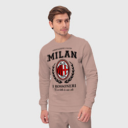 Костюм хлопковый мужской Milan: I Rossoneri, цвет: пыльно-розовый — фото 2