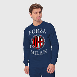Костюм хлопковый мужской Forza Milan, цвет: тёмно-синий — фото 2