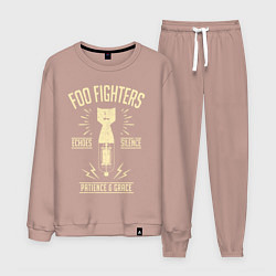 Костюм хлопковый мужской Foo Fighters: Patience & Grace, цвет: пыльно-розовый