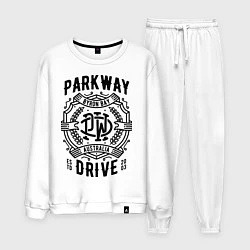Костюм хлопковый мужской Parkway Drive: Australia, цвет: белый