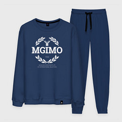 Костюм хлопковый мужской MGIMO, цвет: тёмно-синий
