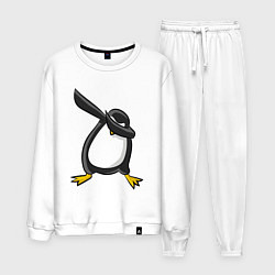 Костюм хлопковый мужской DAB Pinguin, цвет: белый