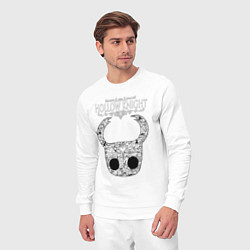 Костюм хлопковый мужской Hollow Knight, цвет: белый — фото 2