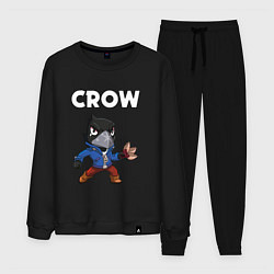 Костюм хлопковый мужской BRAWL STARS CROW, цвет: черный