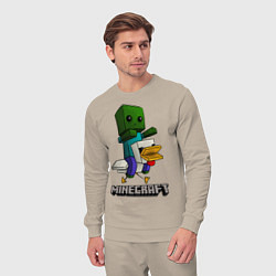 Костюм хлопковый мужской MINECRAFT, цвет: миндальный — фото 2