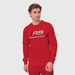 Костюм хлопковый мужской AUDI RS, цвет: красный — фото 2