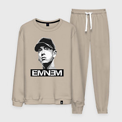Костюм хлопковый мужской Eminem, цвет: миндальный