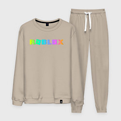 Костюм хлопковый мужской ROBLOX, цвет: миндальный