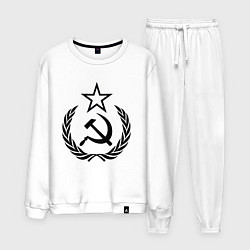 Костюм хлопковый мужской СССР, цвет: белый