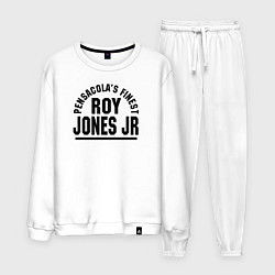 Костюм хлопковый мужской Roy Jones Jr, цвет: белый