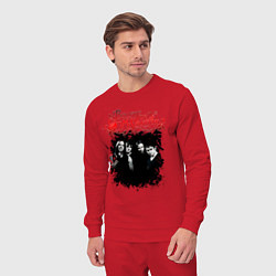 Костюм хлопковый мужской Bullet For My Valentine, цвет: красный — фото 2