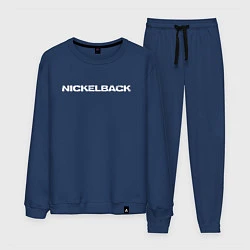 Костюм хлопковый мужской Nickelback, цвет: тёмно-синий
