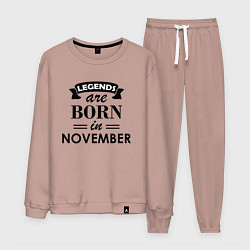 Мужской костюм Legends are born in November