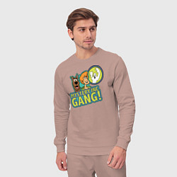 Костюм хлопковый мужской Mystery Inc Gang !, цвет: пыльно-розовый — фото 2