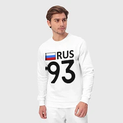 Костюм хлопковый мужской RUS 93, цвет: белый — фото 2