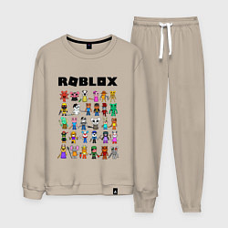 Костюм хлопковый мужской ROBLOX PIGGY, цвет: миндальный