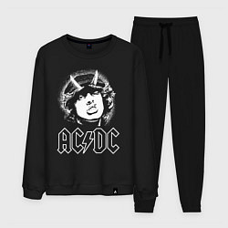 Костюм хлопковый мужской ACDC Angus, цвет: черный