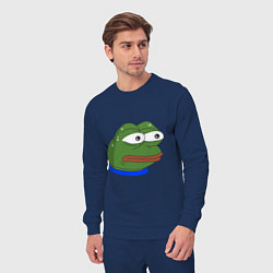 Костюм хлопковый мужской Pepe MonkaS, цвет: тёмно-синий — фото 2