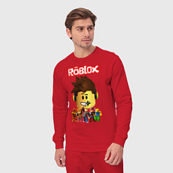 Костюм хлопковый мужской ROBLOX, цвет: красный — фото 2