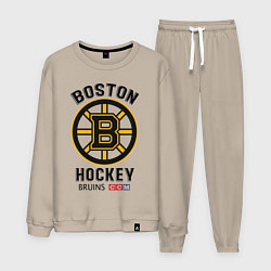 Костюм хлопковый мужской BOSTON BRUINS NHL, цвет: миндальный