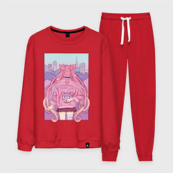 Костюм хлопковый мужской Sailor Moon Wicked Lady, цвет: красный