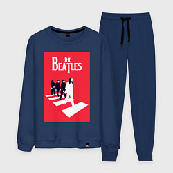 Костюм хлопковый мужской The Beatles, цвет: тёмно-синий