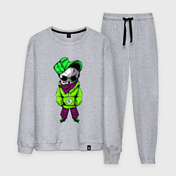 Костюм хлопковый мужской Skoda Skull Z, цвет: меланж