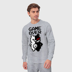 Костюм хлопковый мужской MONOKUMA GAME OVER, цвет: меланж — фото 2