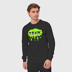 Костюм хлопковый мужской Токсик toxik, цвет: черный — фото 2