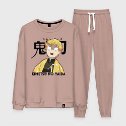 Мужской костюм Зеницу Агацума Kimetsu no Yaiba