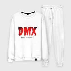 Костюм хлопковый мужской DMX - Rest In Peace, цвет: белый