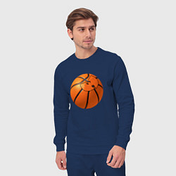 Костюм хлопковый мужской Basketball Wu-Tang, цвет: тёмно-синий — фото 2