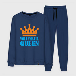 Костюм хлопковый мужской Королева Волейбола, цвет: тёмно-синий