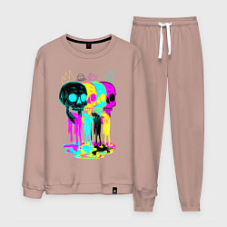 Мужской костюм 4 ЧЕРЕПА SKULLS NEON