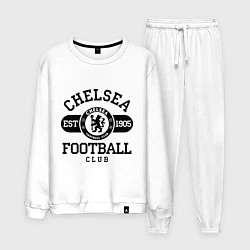 Костюм хлопковый мужской Chelsea Football Club, цвет: белый