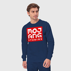Костюм хлопковый мужской Mojang Studios, цвет: тёмно-синий — фото 2
