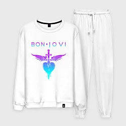 Мужской костюм BON JOVI NEON LOGO HEART