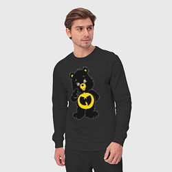 Костюм хлопковый мужской Wu-Tang Bear, цвет: черный — фото 2