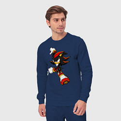 Костюм хлопковый мужской SonicSW, цвет: тёмно-синий — фото 2