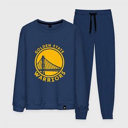 Костюм хлопковый мужской Golden state Warriors NBA, цвет: тёмно-синий