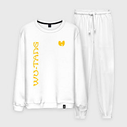 Костюм хлопковый мужской WU TANG CLAN LOGO YELLOW, цвет: белый