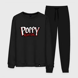 Костюм хлопковый мужской Poppy Playtime: Logo, цвет: черный