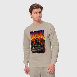 Костюм хлопковый мужской DOOM 64, цвет: миндальный — фото 2