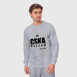 Костюм хлопковый мужской CSKA since 1911, цвет: меланж — фото 2